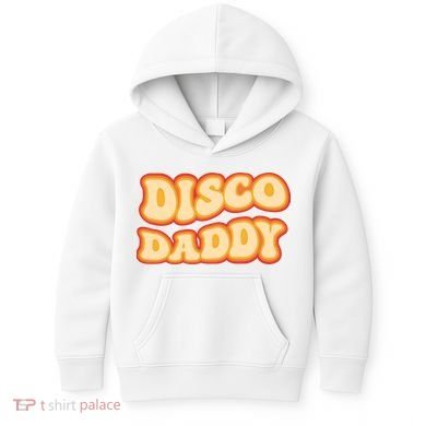 Disco Daddy 70s Dancing Party Retro Vintage Groovy Kids Hoodie