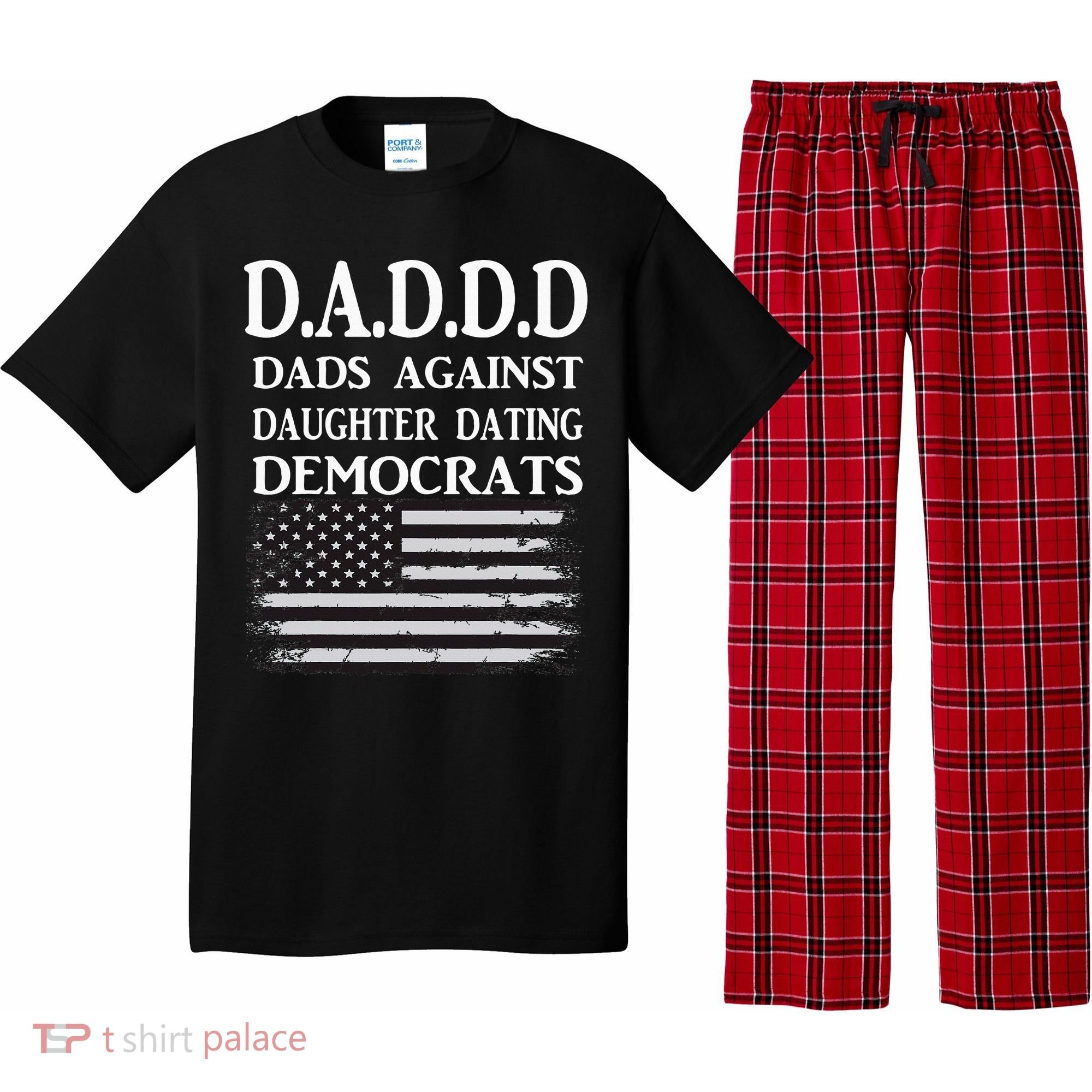 Daddd Dads Against Daughter Dating Democrats Pajama Set