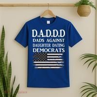 Daddd Dads Against Daughter Dating Democrats T-Shirt thumb 2