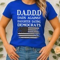 Daddd Dads Against Daughter Dating Democrats Women's T-Shirt thumb 2