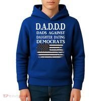 Daddd Dads Against Daughter Dating Democrats Kids Hoodie thumb 4