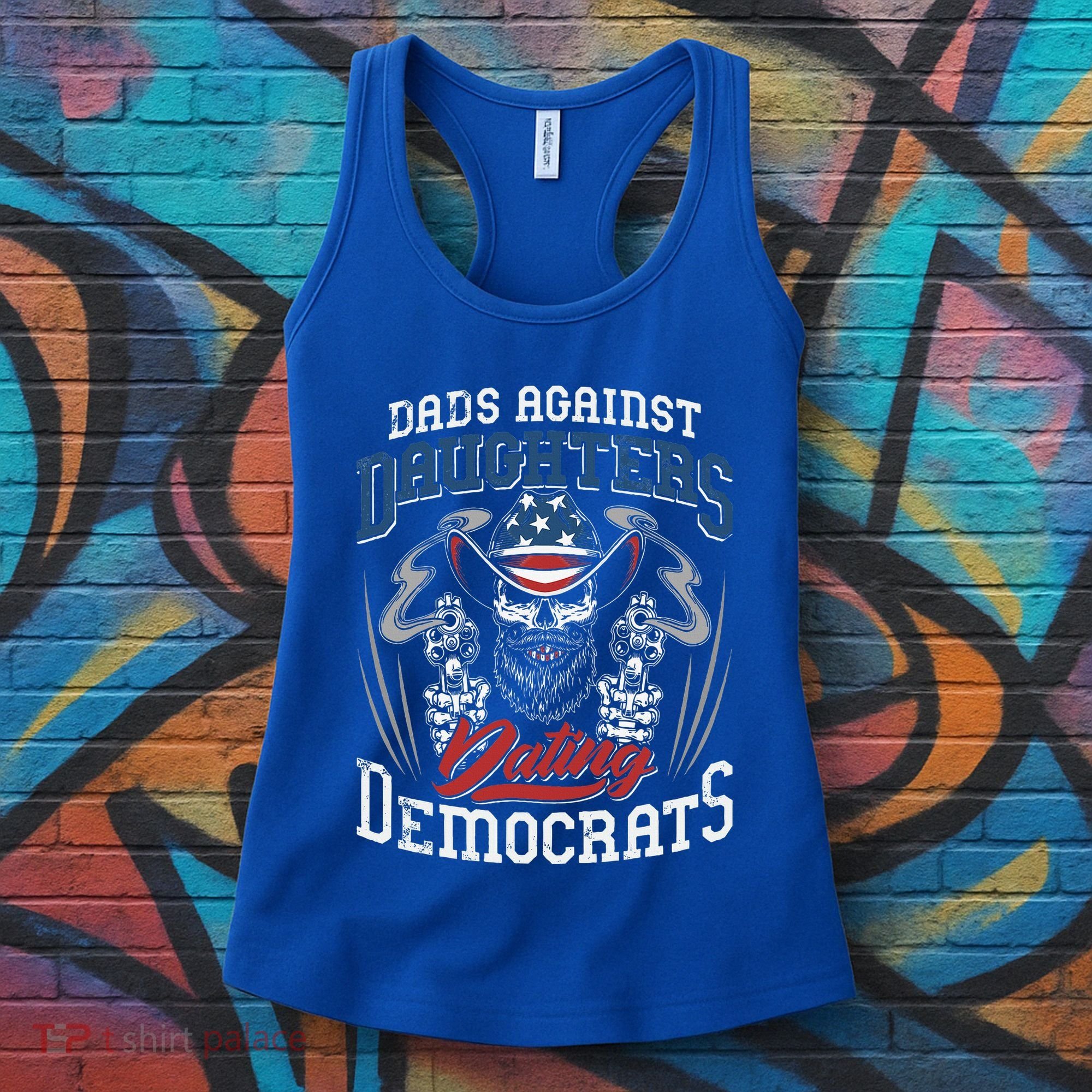 Daddd Dads Against Daughters Dating Democrats Women's Tank Top