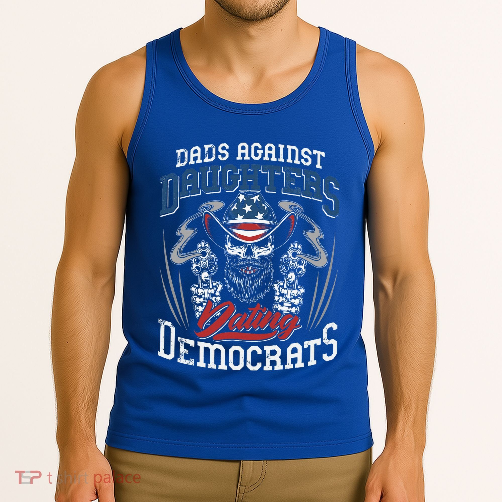Daddd Dads Against Daughters Dating Democrats Tank Top