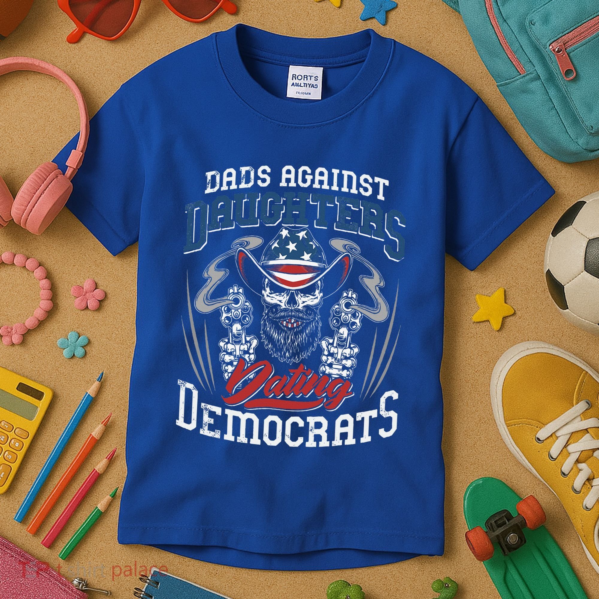 Daddd Dads Against Daughters Dating Democrats Kids T-Shirt