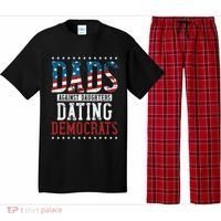 Daddd Dads Against Daughters Dating Democrats Pajama Set thumb 0
