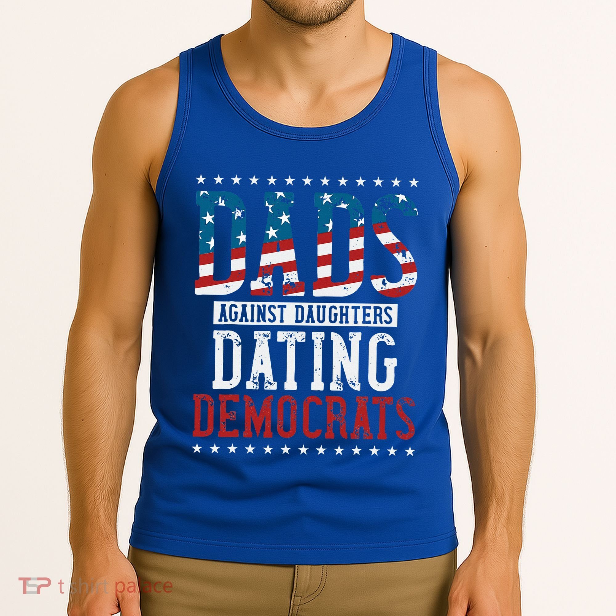 Daddd Dads Against Daughters Dating Democrats Tank Top