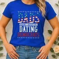 Daddd Dads Against Daughters Dating Democrats Women's T-Shirt thumb 2