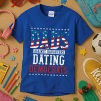Daddd Dads Against Daughters Dating Democrats Kids T-Shirt thumb 3