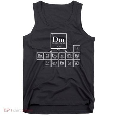 DnD Dungeon And Dragons Periodic Table Tank Top