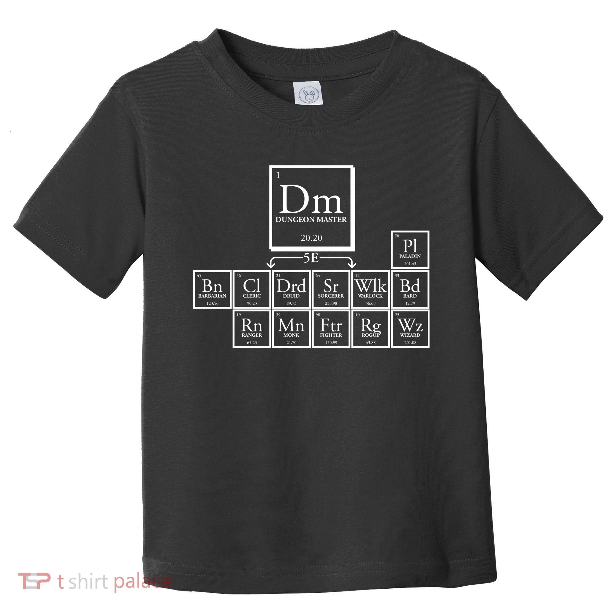 DnD Dungeon And Dragons Periodic Table Toddler T-Shirt