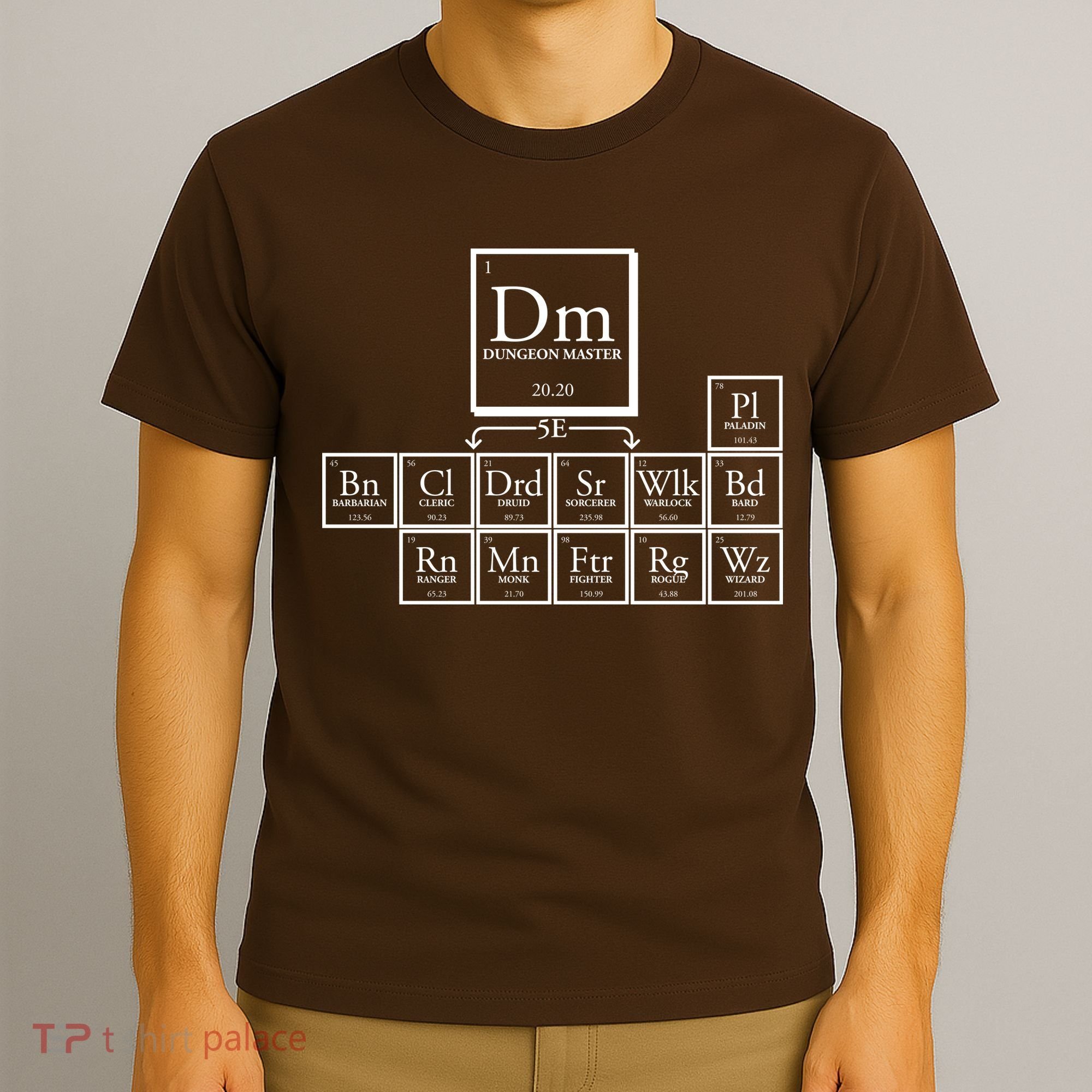 DnD Dungeon And Dragons Periodic Table T-Shirt