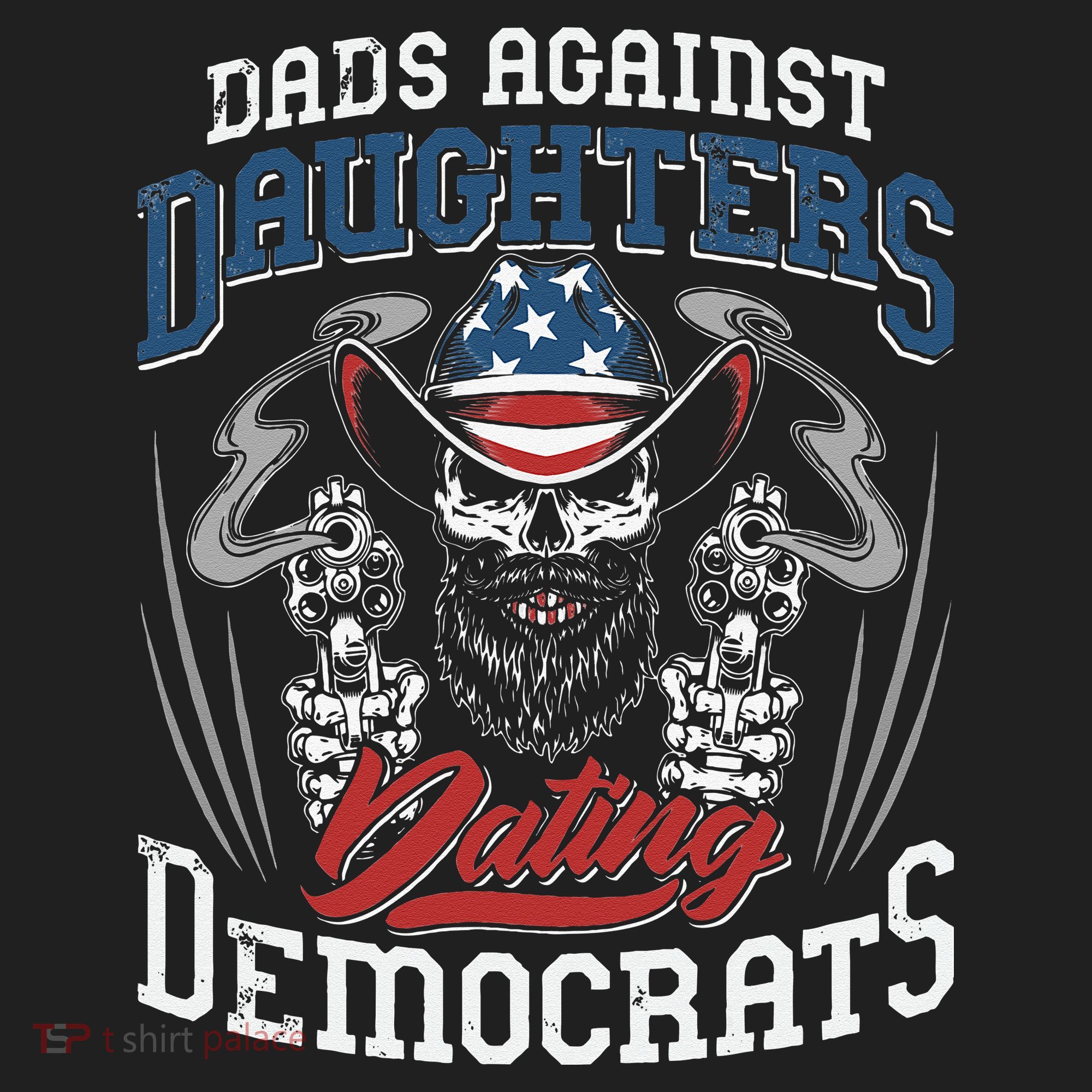 Daddd Dads Against Daughters Dating Democrats Funny Women's Sweatshirt
