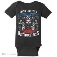 Daddd Dads Against Daughters Dating Democrats Funny Baby Bodysuit thumb 0