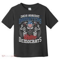 Daddd Dads Against Daughters Dating Democrats Funny Toddler T-Shirt thumb 0