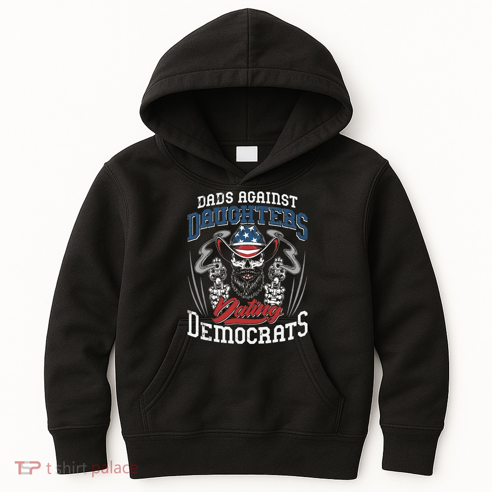 Daddd Dads Against Daughters Dating Democrats Funny Kids Hoodie