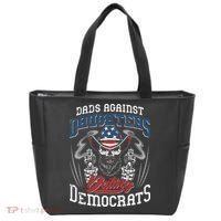 Daddd Dads Against Daughters Dating Democrats Funny Tote Bag thumb 0