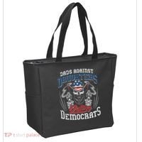 Daddd Dads Against Daughters Dating Democrats Funny Tote Bag thumb 2
