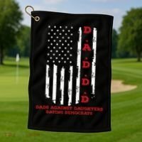 Daddd Dads Against Daughters Dating Daddd Daddd Golf Towel thumb 1