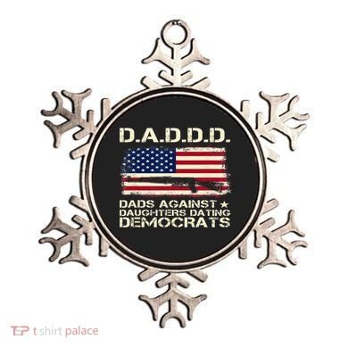 DADDD Dads Against Daughter Dating Democrats Father's Day Ornament