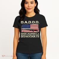 DADDD Dads Against Daughter Dating Democrats Father's Day Women's T-Shirt thumb 4