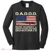 DADDD Dads Against Daughter Dating Democrats Father's Day Kids Long Sleeve Shirt thumb 0