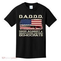 DADDD Dads Against Daughter Dating Democrats Father's Day Kids T-Shirt thumb 0