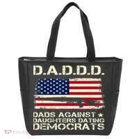 DADDD Dads Against Daughter Dating Democrats Father's Day Tote Bag thumb 0