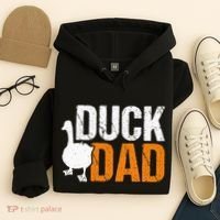 Duck Dad Animal Lover Cute Ducks Themed Hoodie thumb 4