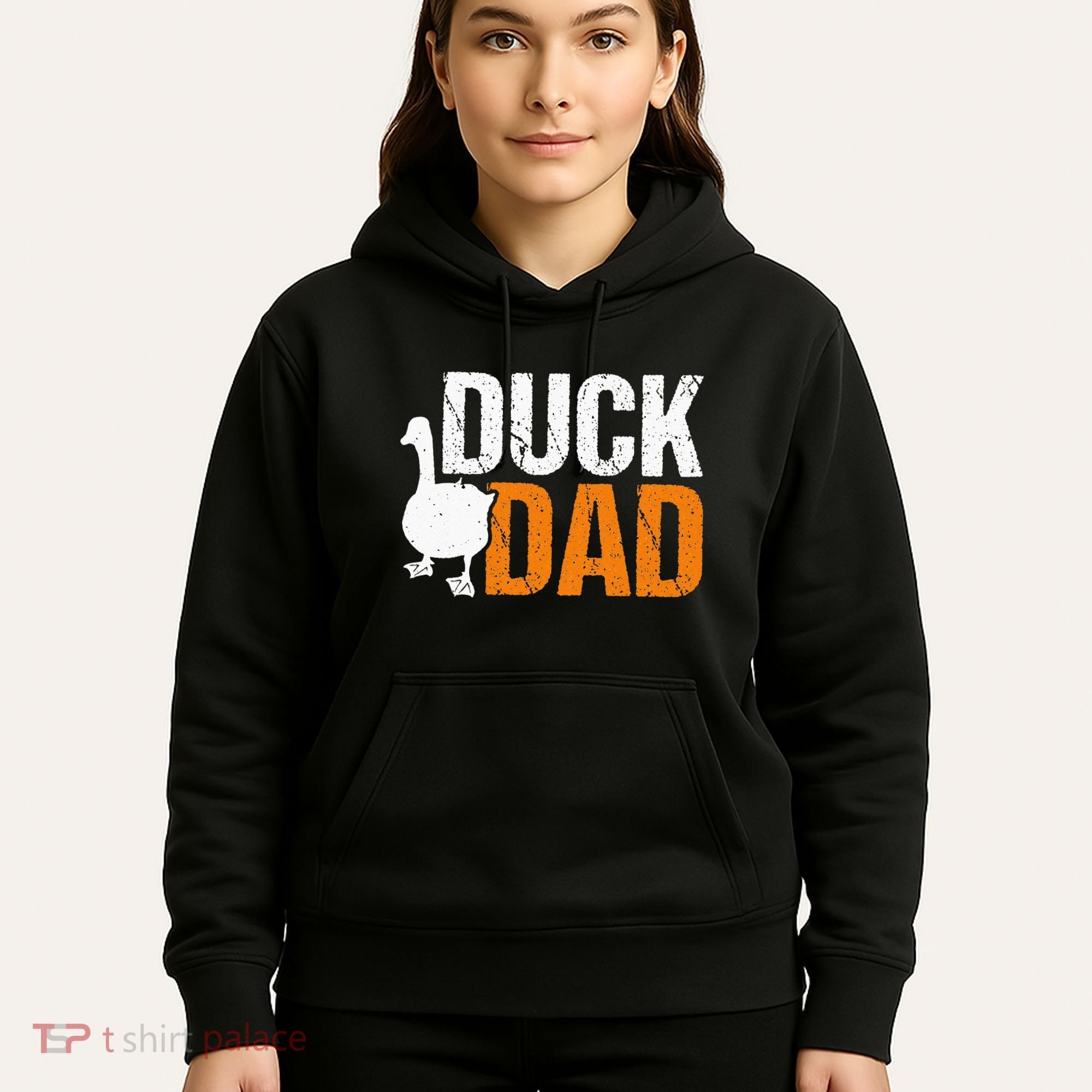 Duck Dad Animal Lover Cute Ducks Themed Hoodie