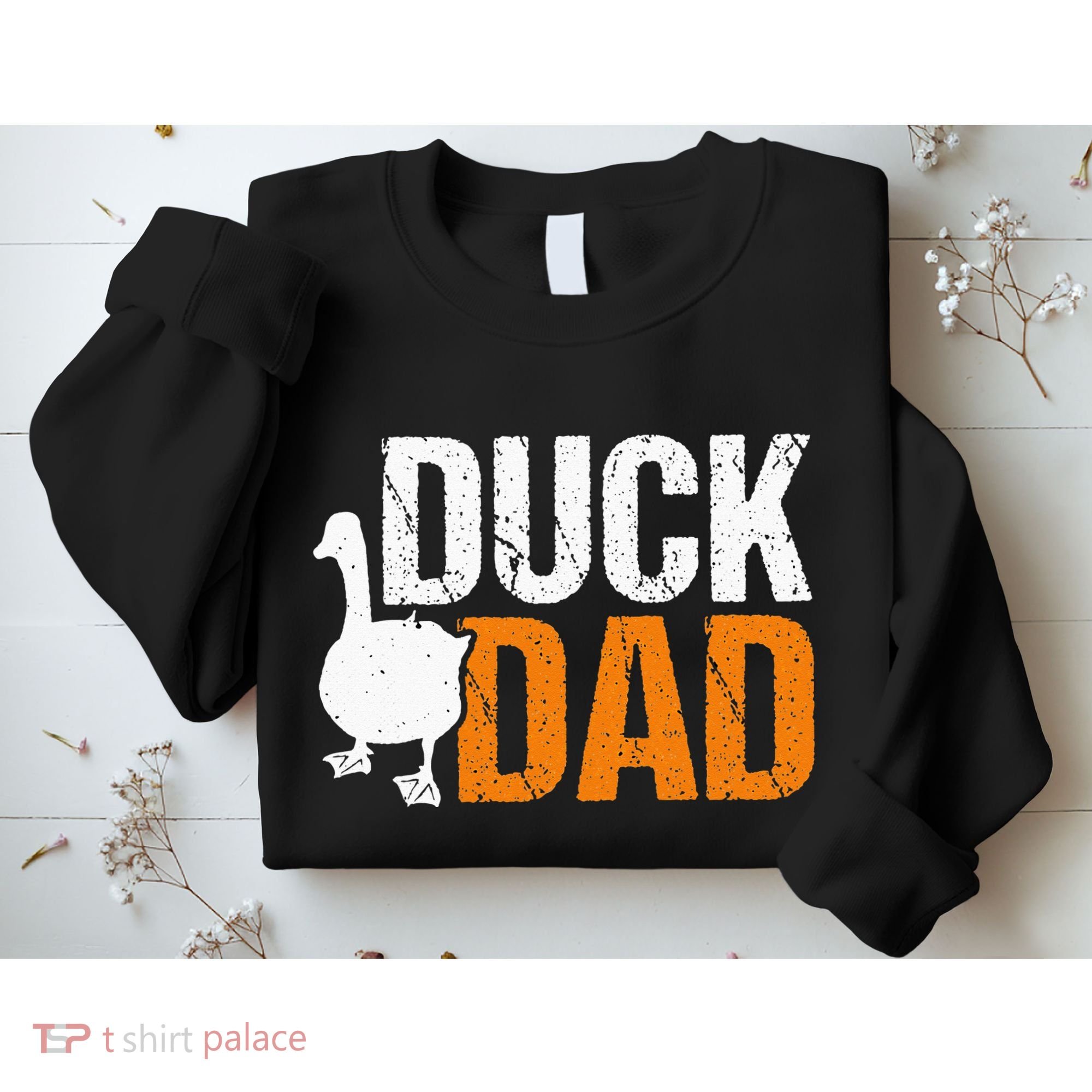 Duck Dad Animal Lover Cute Ducks Themed Sweatshirt