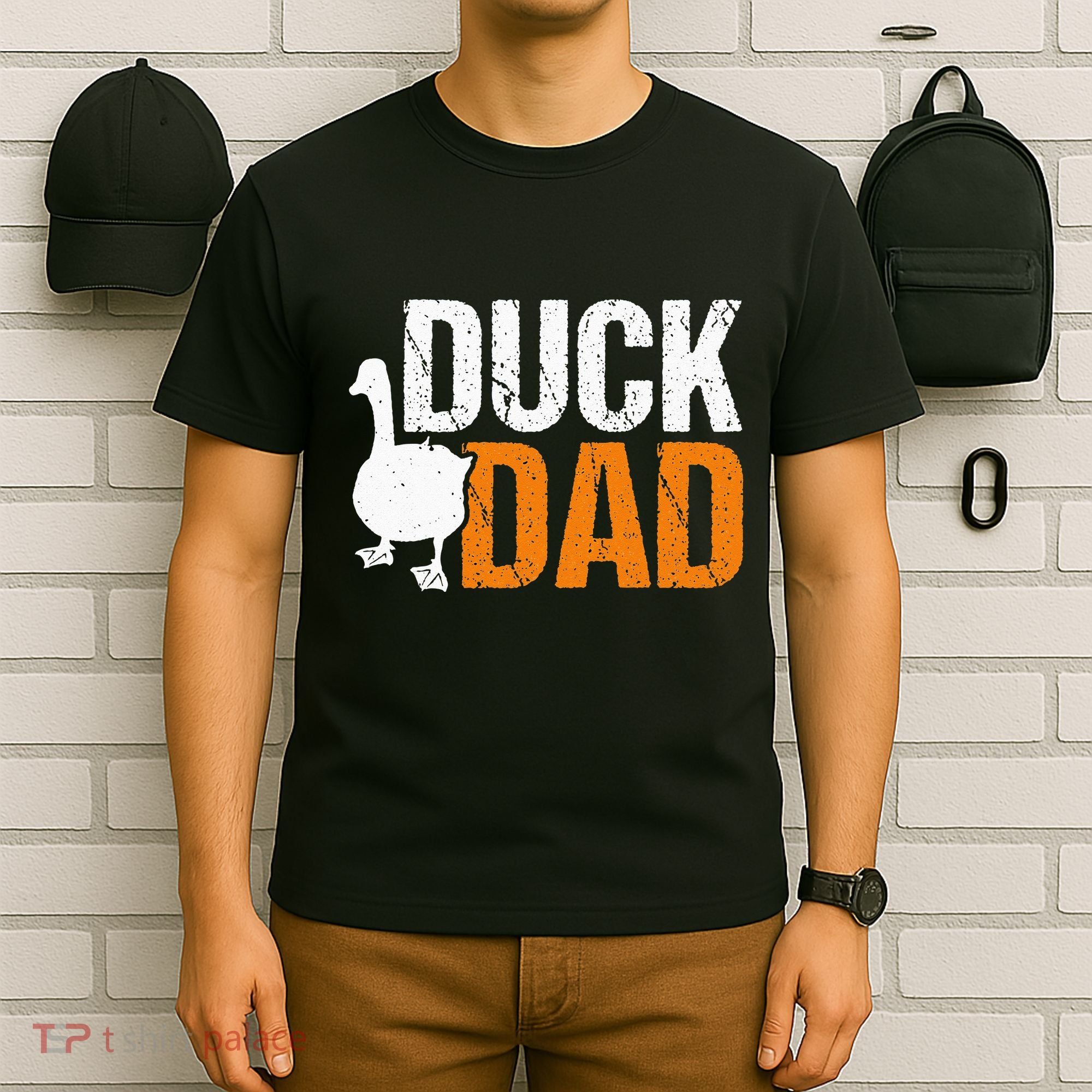 Duck Dad Animal Lover Cute Ducks Themed T-Shirt