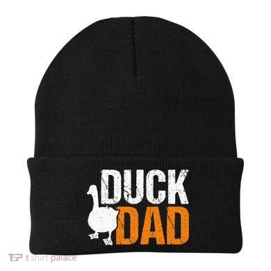 Duck Dad Animal Lover Cute Ducks Themed Beanie