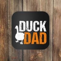 Duck Dad Animal Lover Cute Ducks Themed Coaster thumb 0