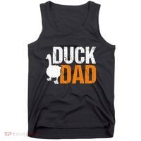 Duck Dad Animal Lover Cute Ducks Themed Tank Top thumb 0
