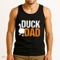Duck Dad Animal Lover Cute Ducks Themed Tank Top thumb 3