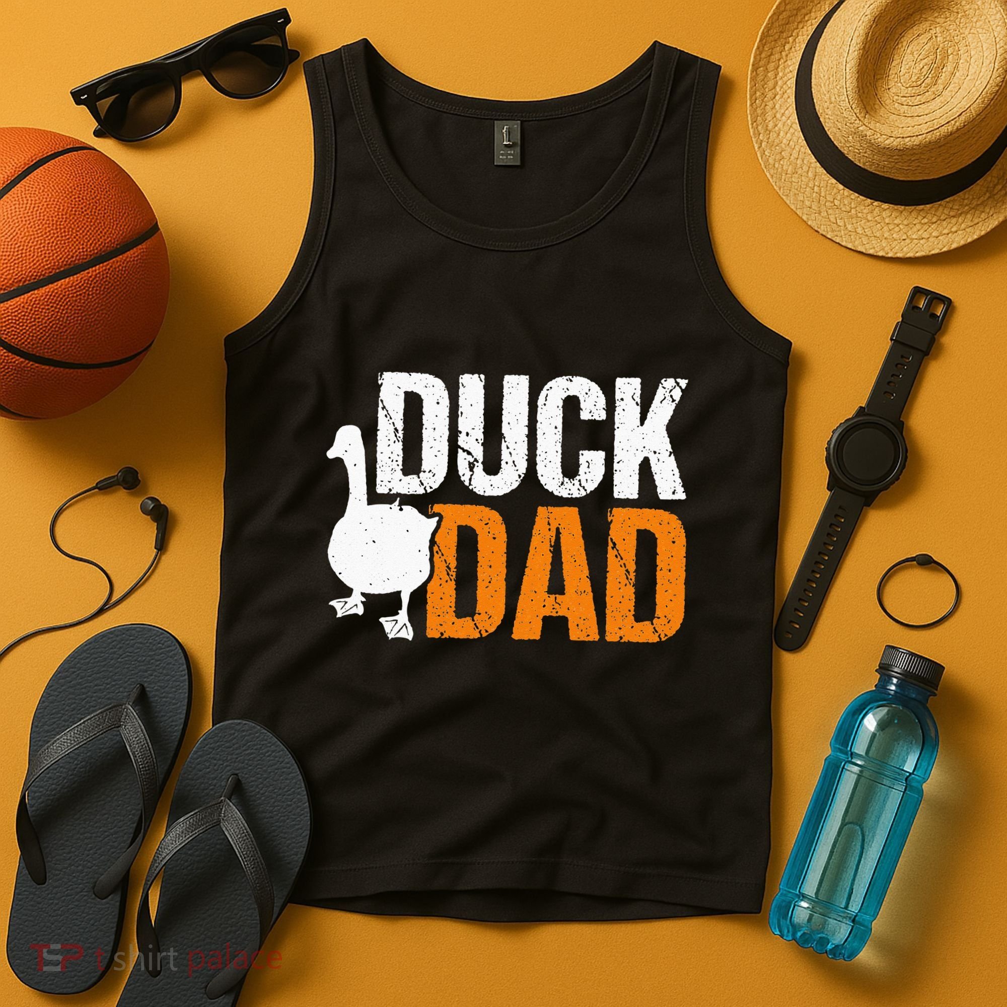 Duck Dad Animal Lover Cute Ducks Themed Tank Top
