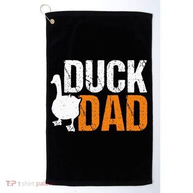 Duck Dad Animal Lover Cute Ducks Themed Golf Towel