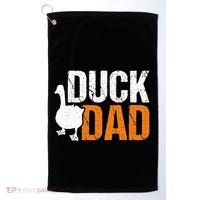 Duck Dad Animal Lover Cute Ducks Themed Golf Towel thumb 0