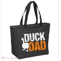 Duck Dad Animal Lover Cute Ducks Themed Tote Bag thumb 2