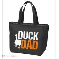 Duck Dad Animal Lover Cute Ducks Themed Tote Bag thumb 3