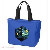 D20 Dice Art Van Gogh Starry Night Cool Realistic D20 Dice Tote Bag thumb 3