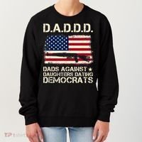 DADDD Dads Against Daughter Dating Democrats Father's Day Women's Sweatshirt thumb 0