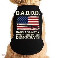 DADDD Dads Against Daughter Dating Democrats Father's Day Doggie Tank thumb 0