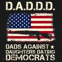 DADDD Dads Against Daughter Dating Democrats Father's Day Women's Hoodie thumb 2