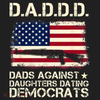 DADDD Dads Against Daughter Dating Democrats Father's Day Hat thumb 2
