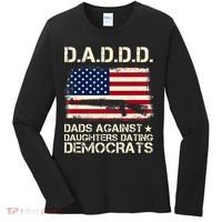 DADDD Dads Against Daughter Dating Democrats Father's Day Women's Long Sleeve Shirt thumb 0