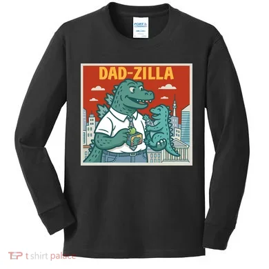 Dadzilla Kids Long Sleeve Shirt