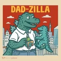 Dadzilla Baby Bodysuit thumb 2