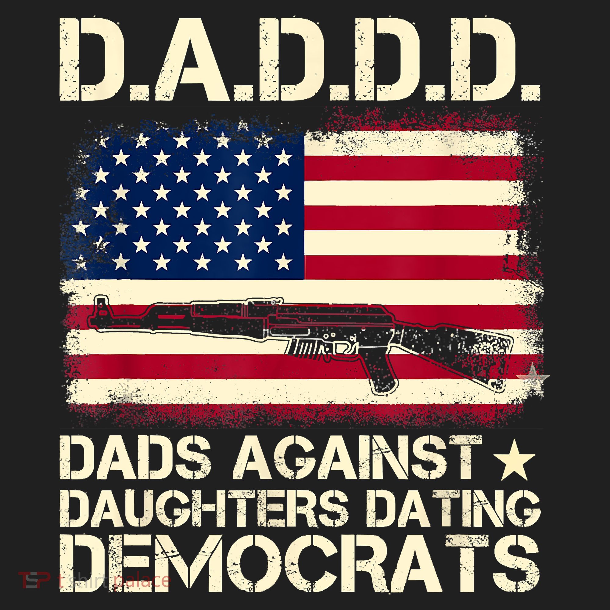 DADDD Dads Against Daughter Dating Democrats Fathers Day Women's Sweatshirt