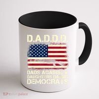 DADDD Dads Against Daughter Dating Democrats Fathers Day Coffee Mug thumb 1